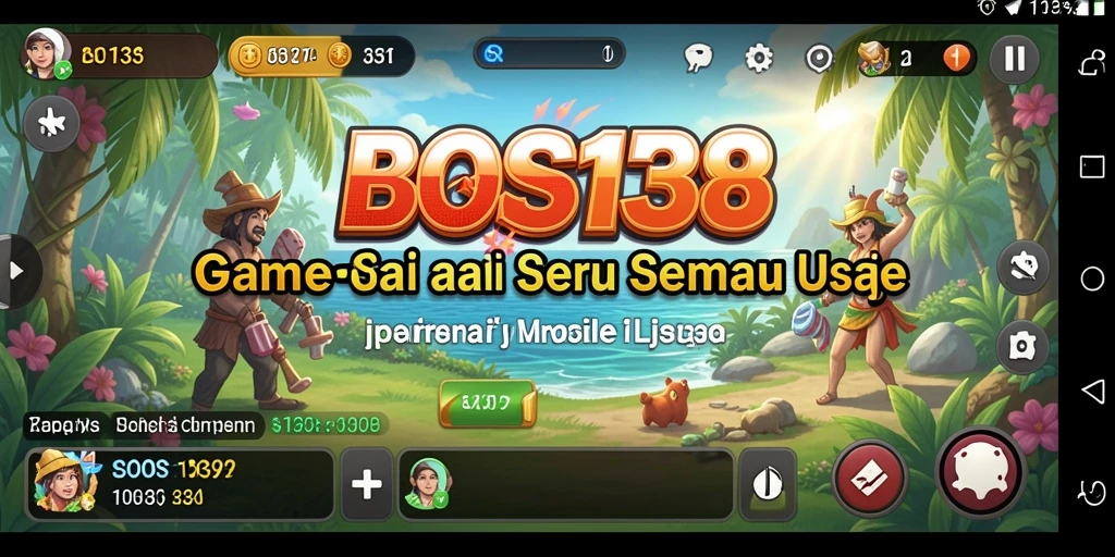 Screenshot gameplay BOS138 menampilkan suasana permainan yang santai dan menyenangkan.