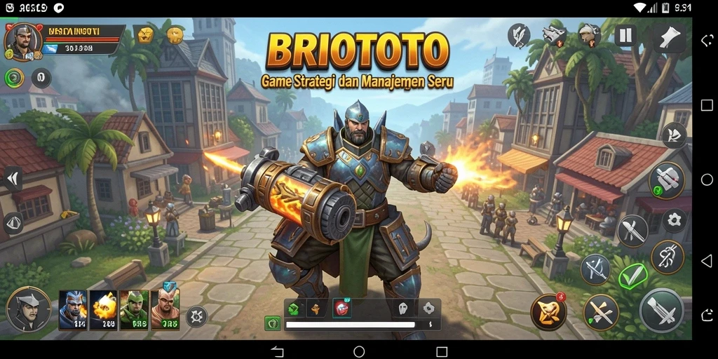 Tampilan aspek gameplay dari BRIOTOTO yang seru dan mendebarkan.