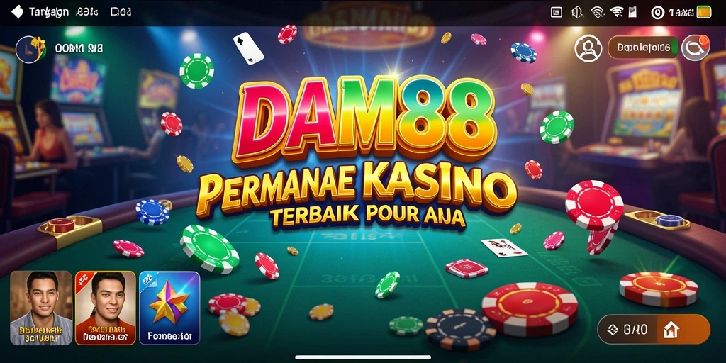 Screenshot gameplay DAM88 yang menampilkan momen seru permainan Kasino.
