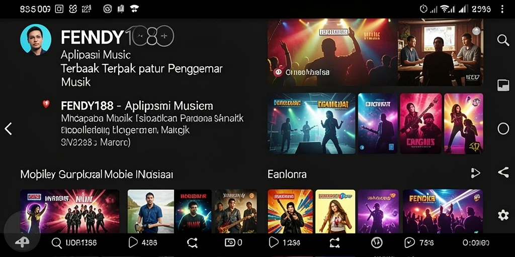 Tampilan gameplay FENDY188 dengan antarmuka musik yang menarik.