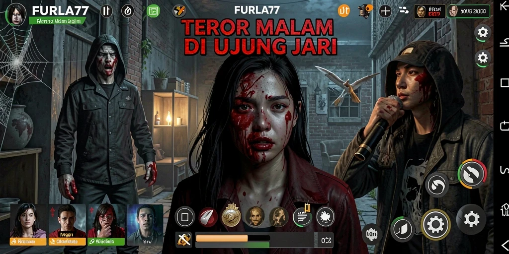 Gameplay menegangkan dalam suasana horor yang mencekam.