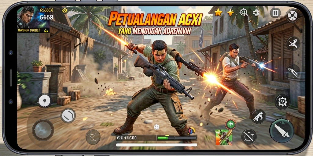 Screenshot G668 menampilkan aksi seru dalam gameplay yang mendebarkan.