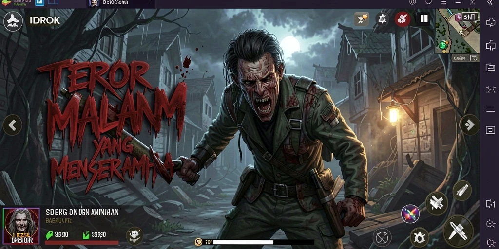 Gameplay menyeramkan IDROK dengan atmosfer mencekam.