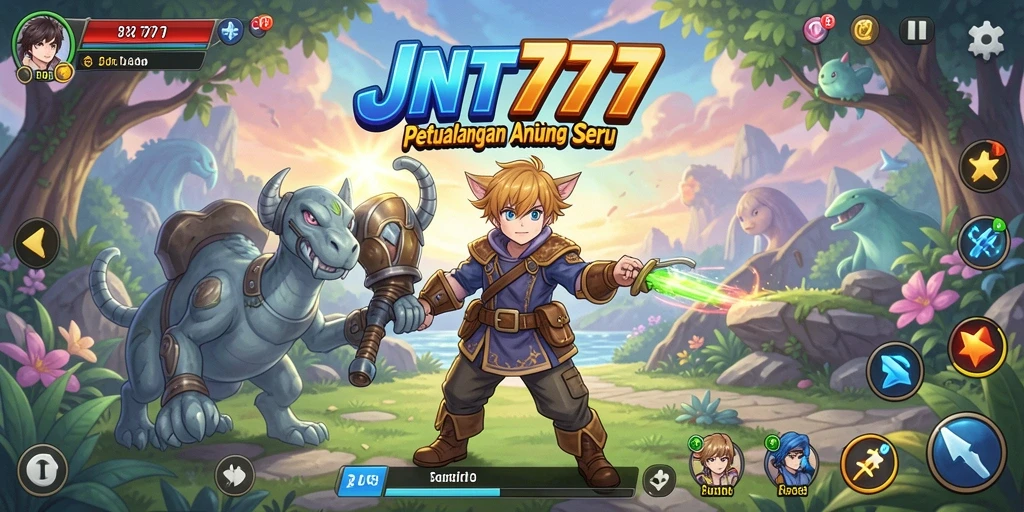 Tampilan menarik dari gameplay JNT777 yang penuh aksi.