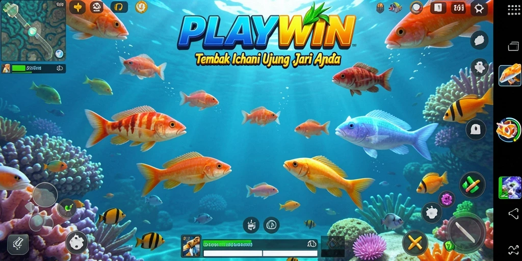 Tampilan gameplay seru dan penuh warna dari PLAYWIN.