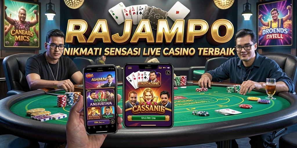 Tampilan gameplay menarik dalam aplikasi Live Casino RAJAMPO.
